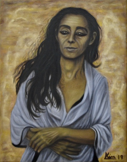 Oil Painting > Persian Soul > Shirin Neshat - Click Image to Close